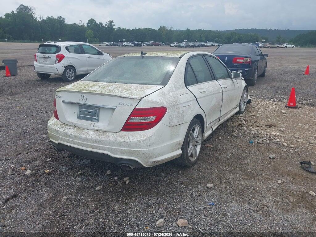 WDDGF8ABXDR278035 2013 MERCEDES-BENZ C 300 photo no. 4