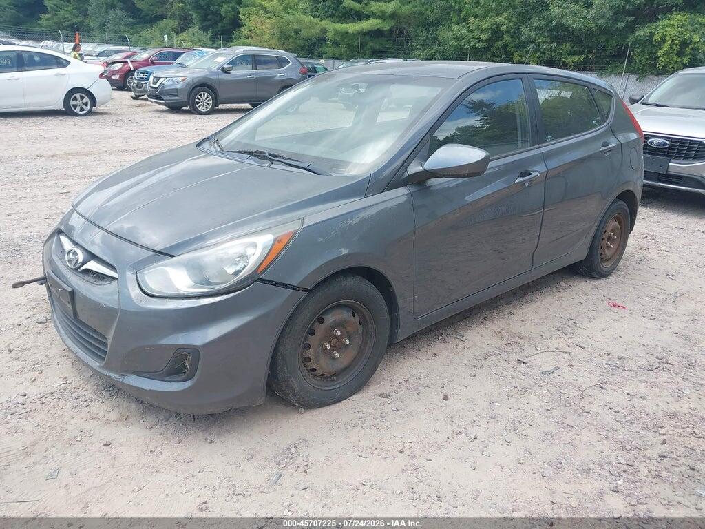 KMHCT5AE9CU016380 2012 HYUNDAI ACCENT photo no. 2