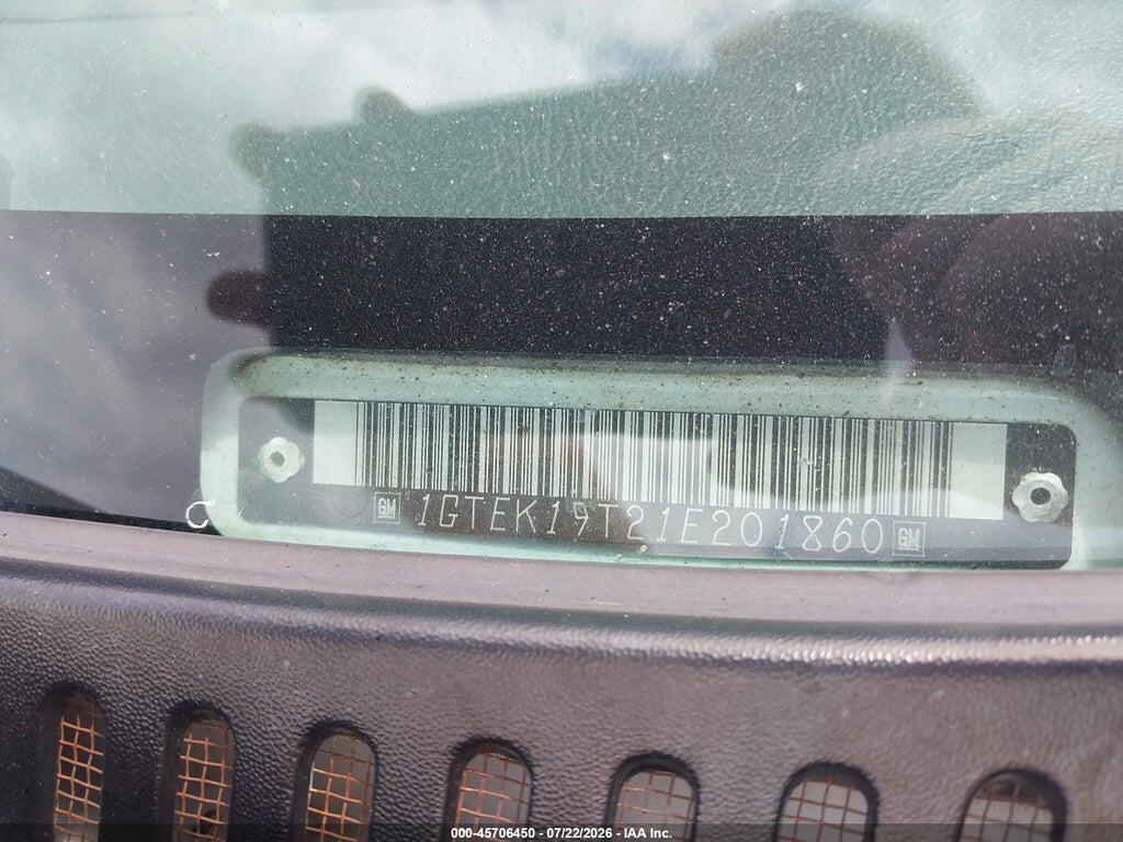 1GTEK19T21E201860 2001 GMC SIERRA 1500 photo no. 9