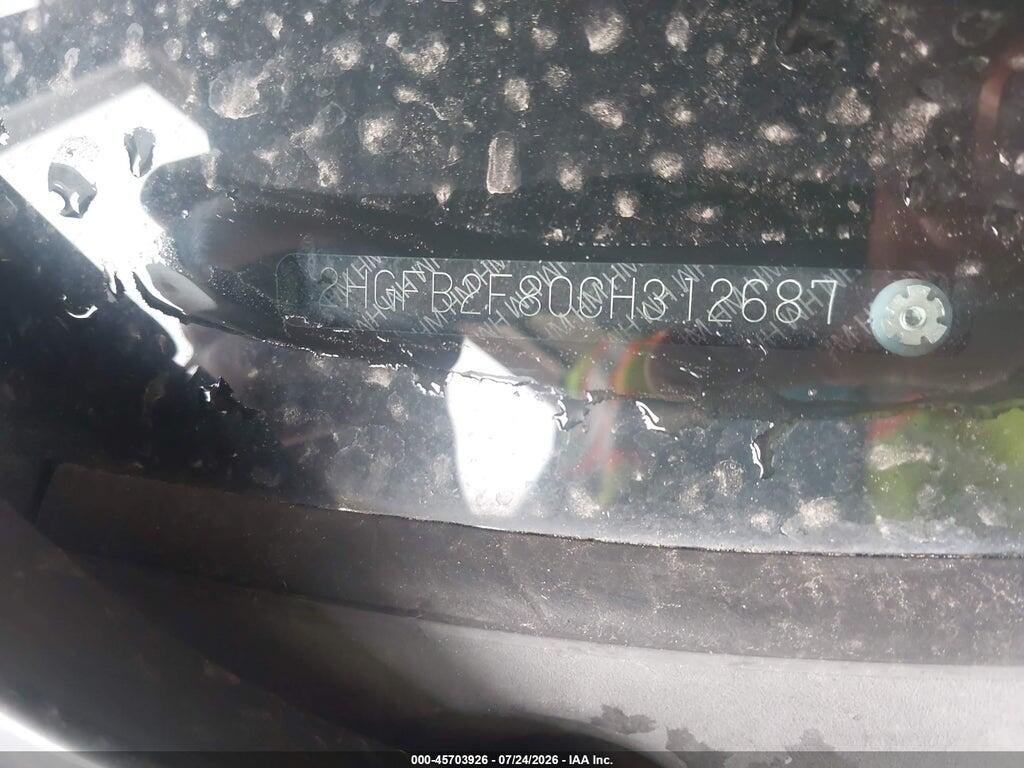 2HGFB2F80CH312687 2012 HONDA CIVIC photo no. 9
