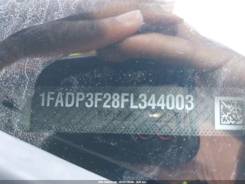 1FADP3F28FL344003 2015 FORD FOCUS photo no. 9