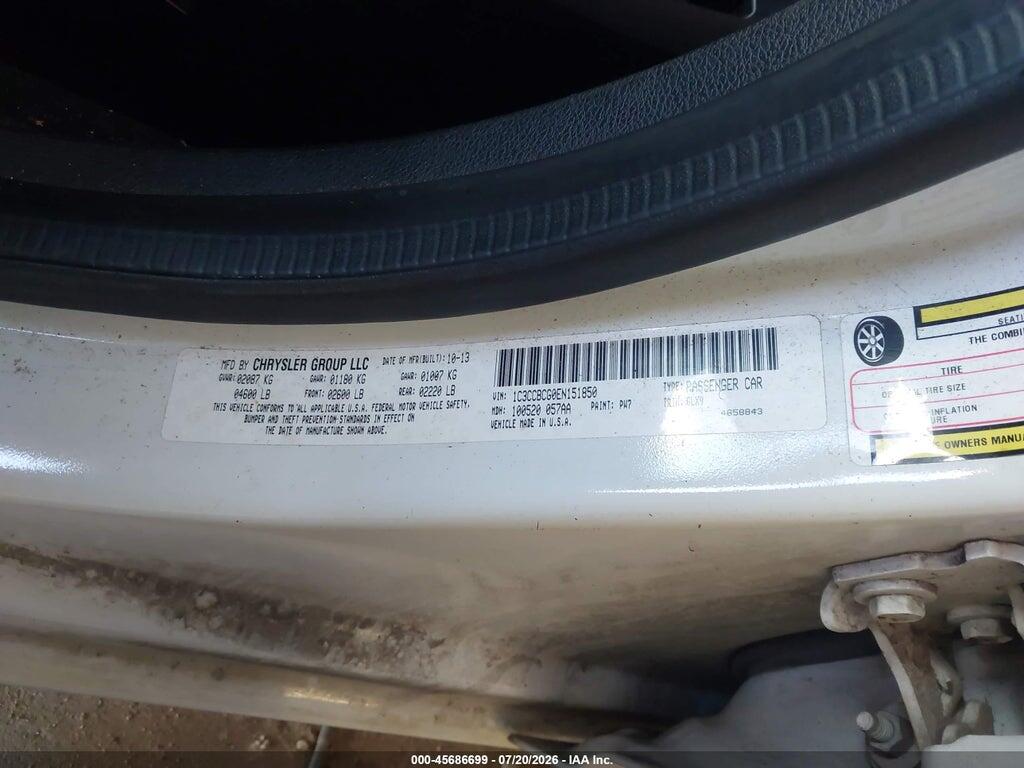 1C3CCBCG0EN151850 2014 CHRYSLER 200 photo no. 9