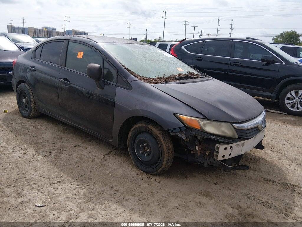 2HGFB2F52CH333076 2012 HONDA CIVIC photo no. 1
