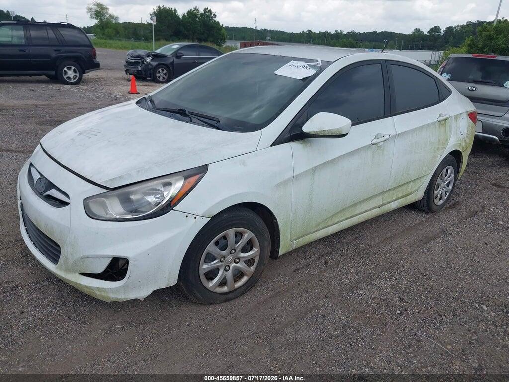 KMHCT4AE1EU590419 2014 HYUNDAI ACCENT photo no. 2