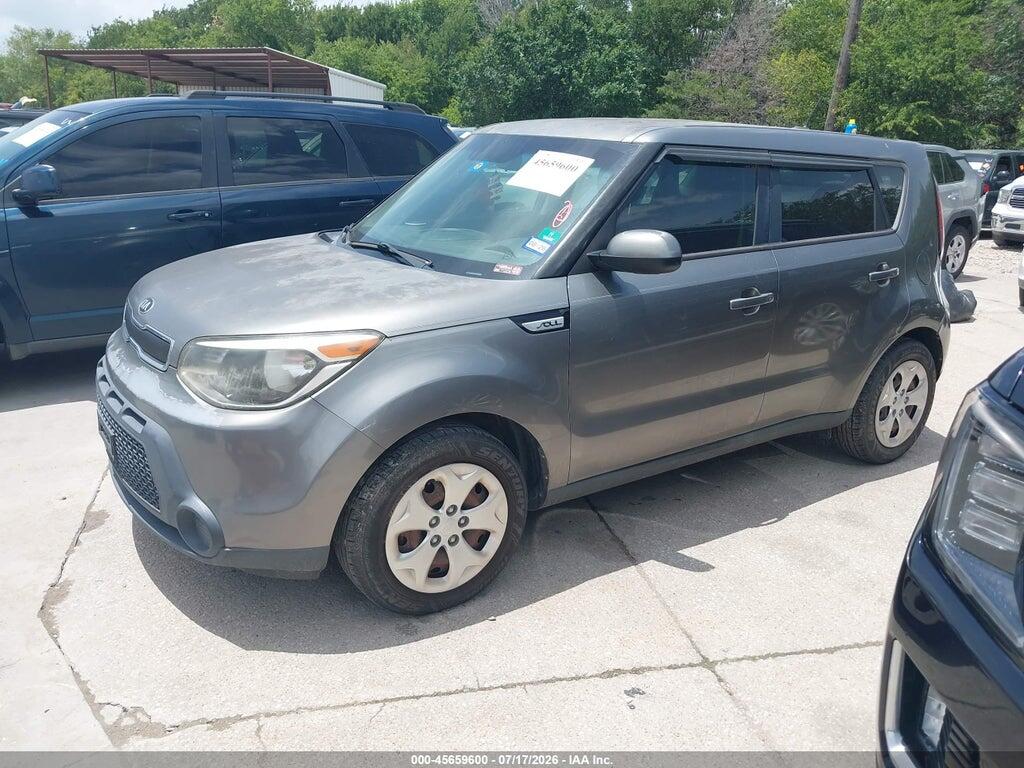 KNDJN2A23F7214403 2015 KIA SOUL photo no. 2