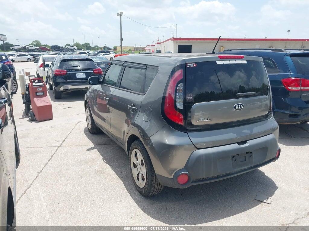 KNDJN2A23F7214403 2015 KIA SOUL photo no. 3