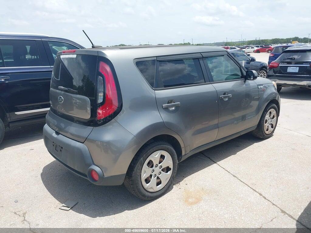 KNDJN2A23F7214403 2015 KIA SOUL photo no. 4