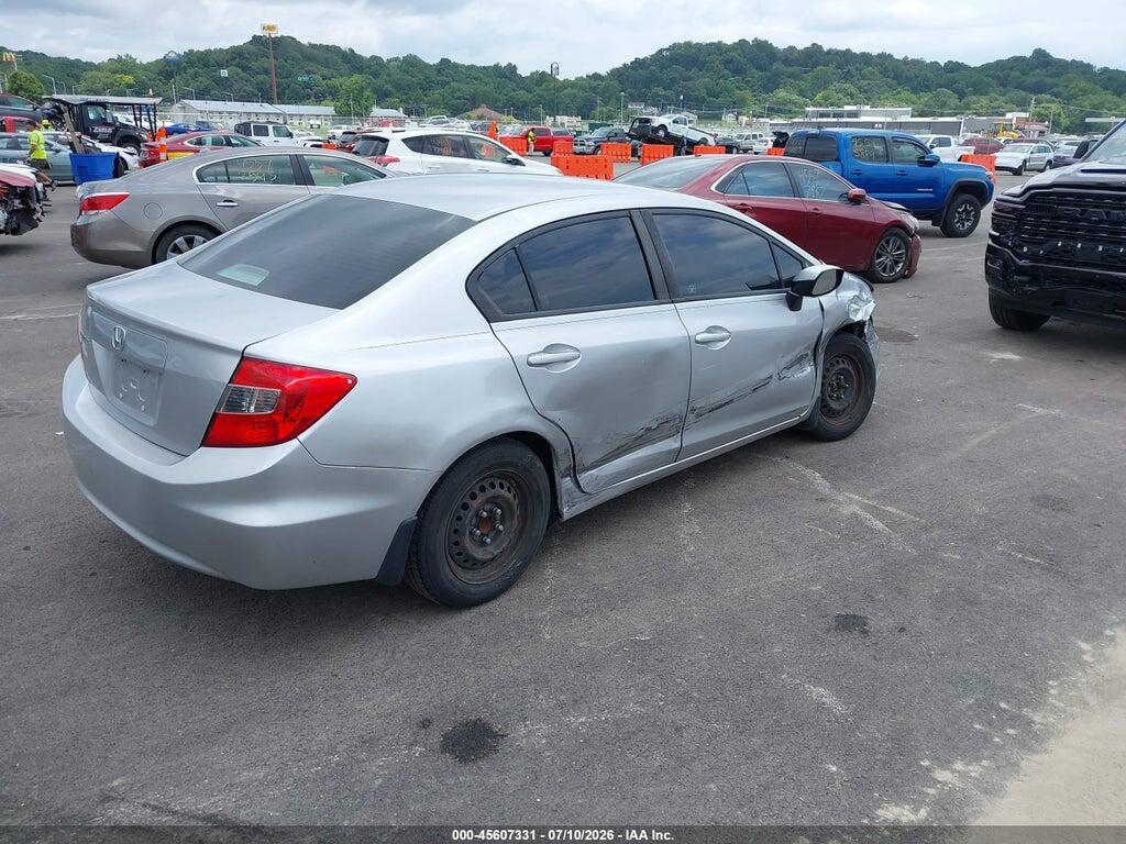 19XFB2F59CE087640 2012 HONDA CIVIC photo no. 4