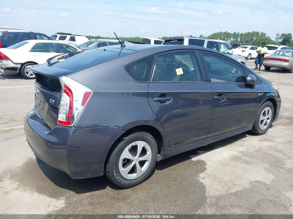 JTDKN3DU7F1907744 2015 TOYOTA PRIUS photo no. 4