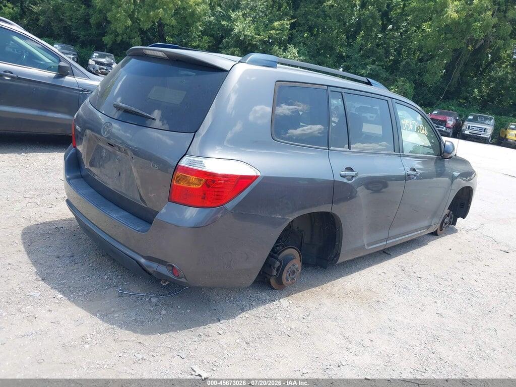 JTEDS41A482036179 2008 TOYOTA HIGHLANDER photo no. 4