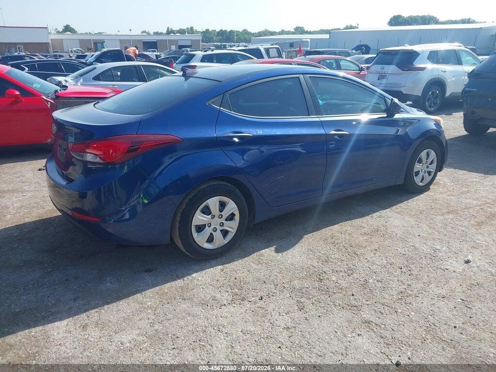 5NPDH4AE0GH742925 2016 HYUNDAI ELANTRA photo no. 4