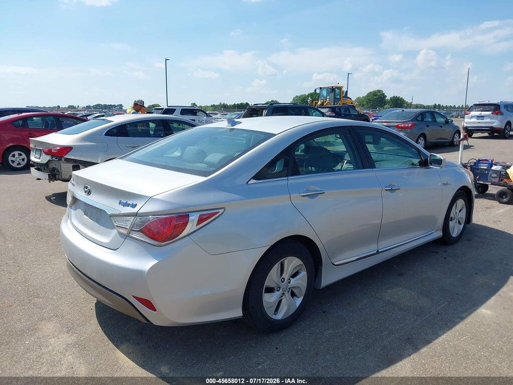 KMHEC4A40EA114535 2014 HYUNDAI SONATA HYBRID photo no. 4
