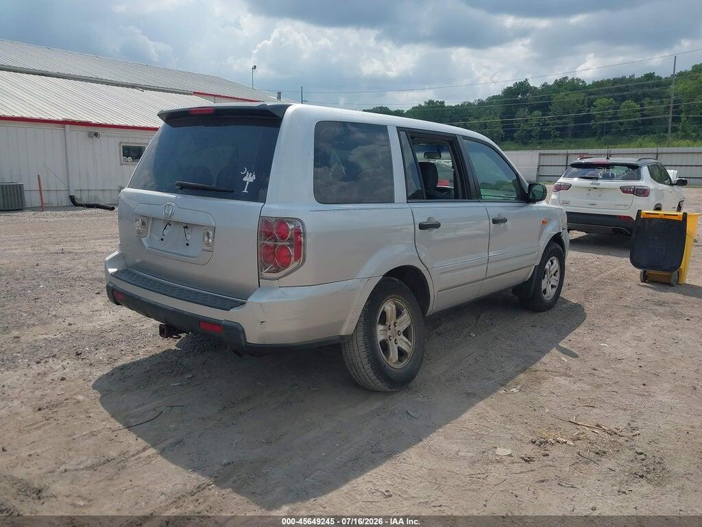 5FNYF28167B046146 2007 HONDA PILOT photo no. 4