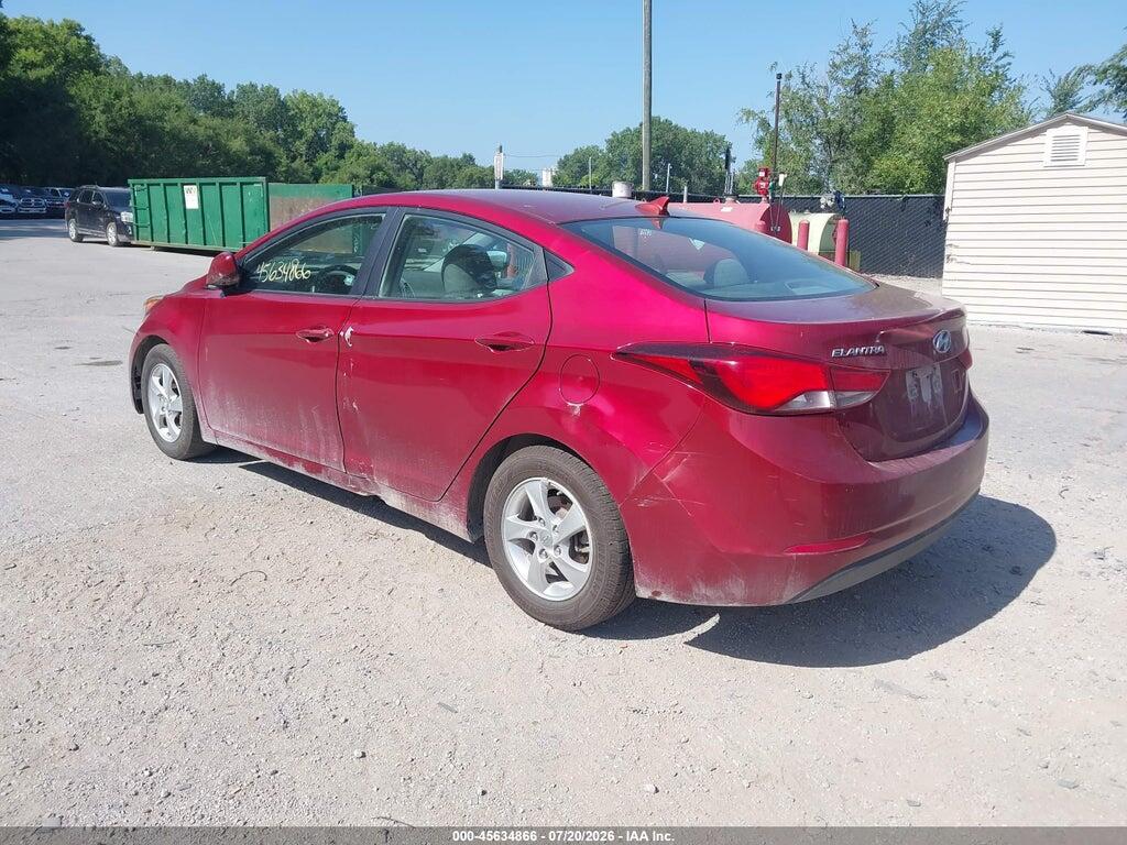 5NPDH4AE0EH486296 2014 HYUNDAI ELANTRA photo no. 3
