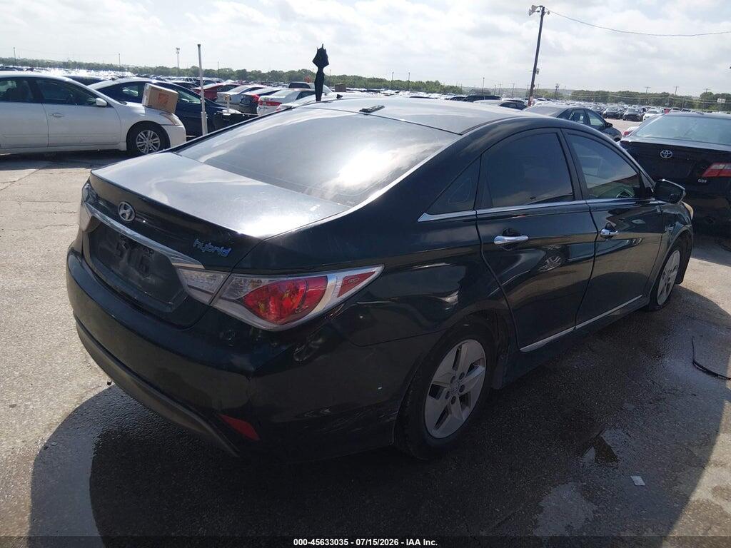 KMHEC4A44BA001361 2011 HYUNDAI SONATA HYBRID photo no. 4