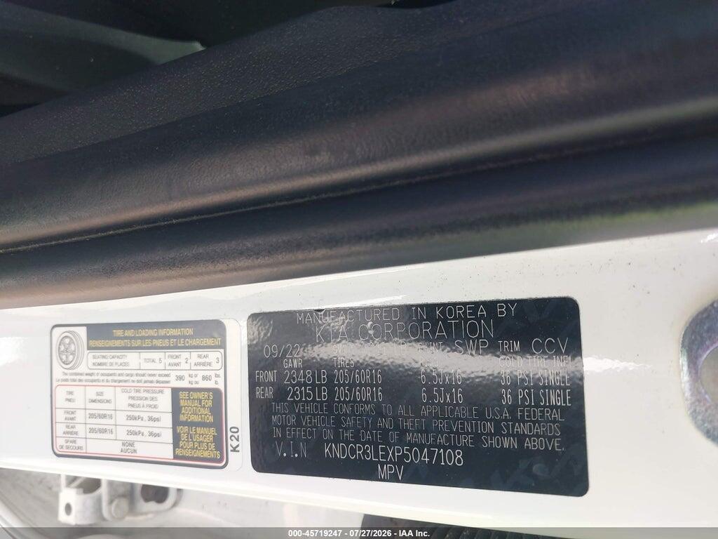 KNDCR3LEXP5047108 2023 KIA NIRO photo no. 9