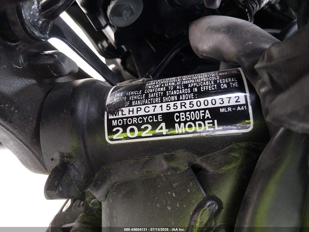 MLHPC7155R5000372 2024 HONDA CB500 photo no. 10