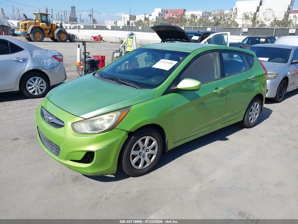 KMHCT5AE0CU017014 2012 HYUNDAI ACCENT photo no. 2