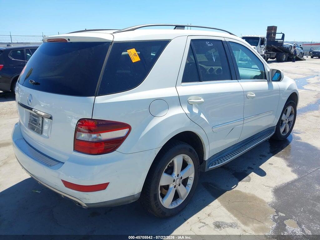 4JGBB5GB2AA601344 2010 MERCEDES-BENZ ML 350 photo no. 4