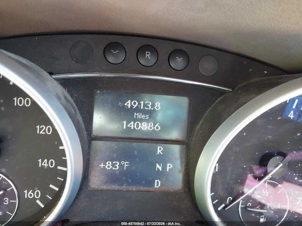 4JGBB5GB2AA601344 2010 MERCEDES-BENZ ML 350 photo no. 7