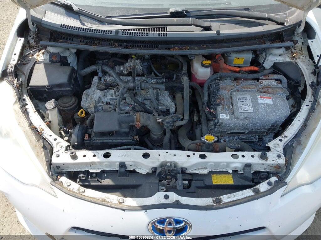 JTDKDTB32C1022604 2012 TOYOTA PRIUS C photo no. 10
