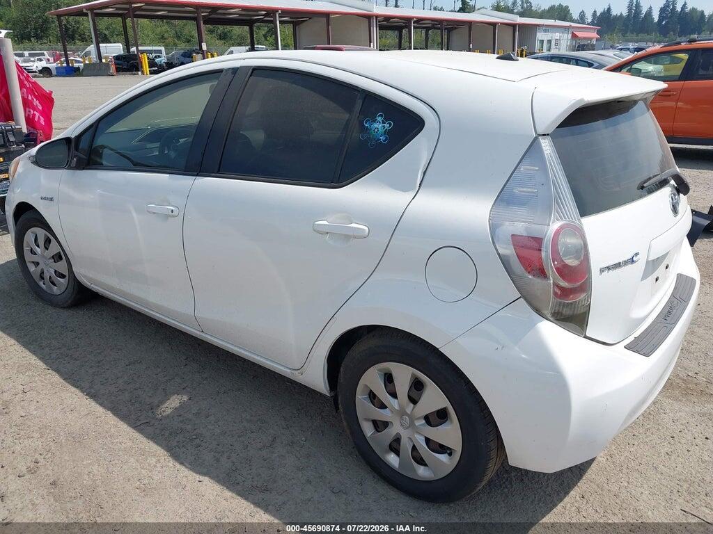 JTDKDTB32C1022604 2012 TOYOTA PRIUS C photo no. 3