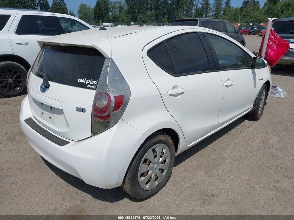 JTDKDTB32C1022604 2012 TOYOTA PRIUS C photo no. 4