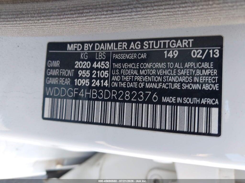 WDDGF4HB3DR282376 2013 MERCEDES-BENZ C 250 photo no. 9