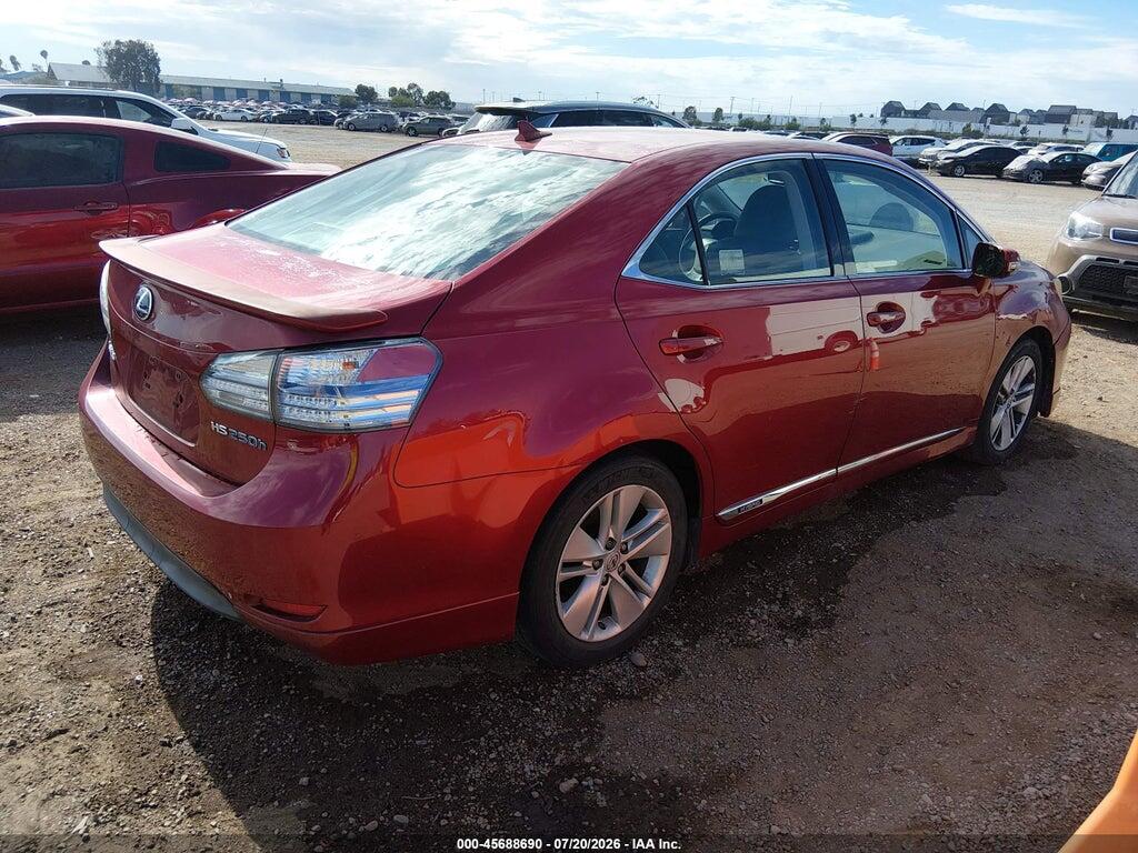 JTHBB1BA4A2027317 2010 LEXUS HS 250H photo no. 4
