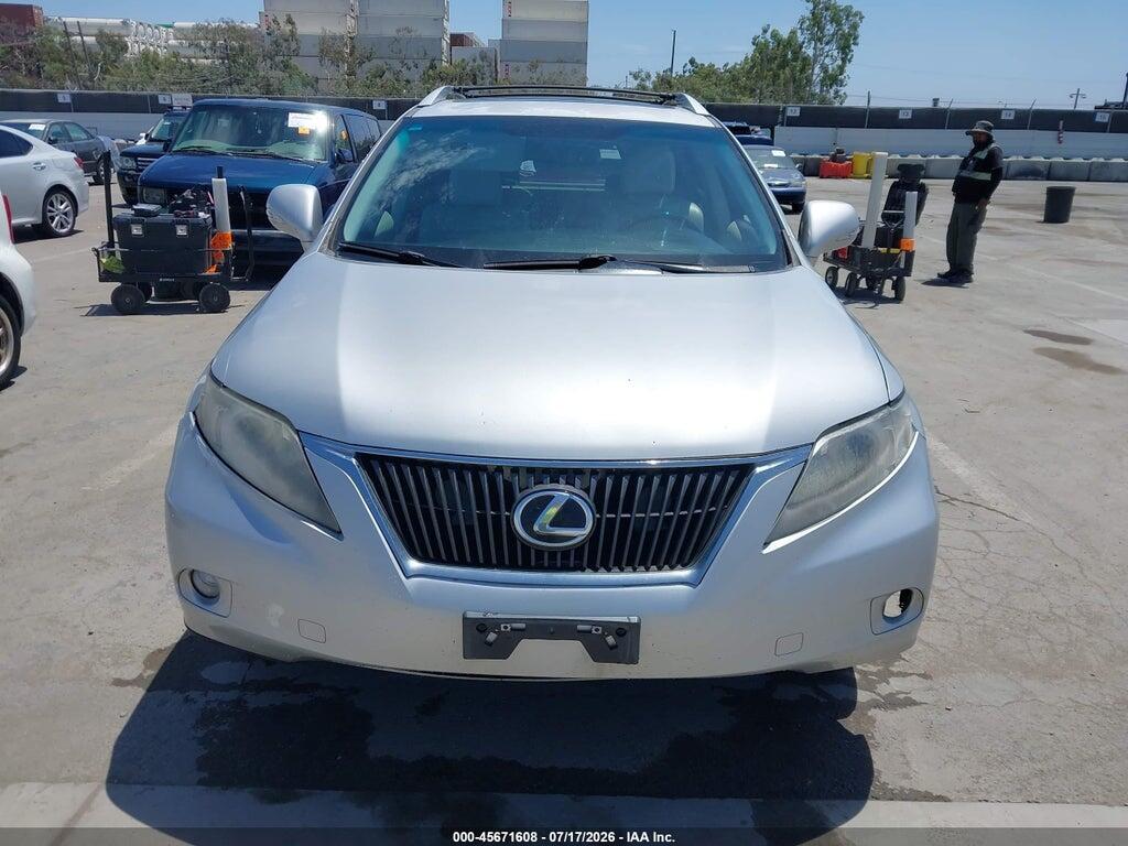 2T2BK1BA5AC080056 2010 LEXUS RX 350 photo no. 12