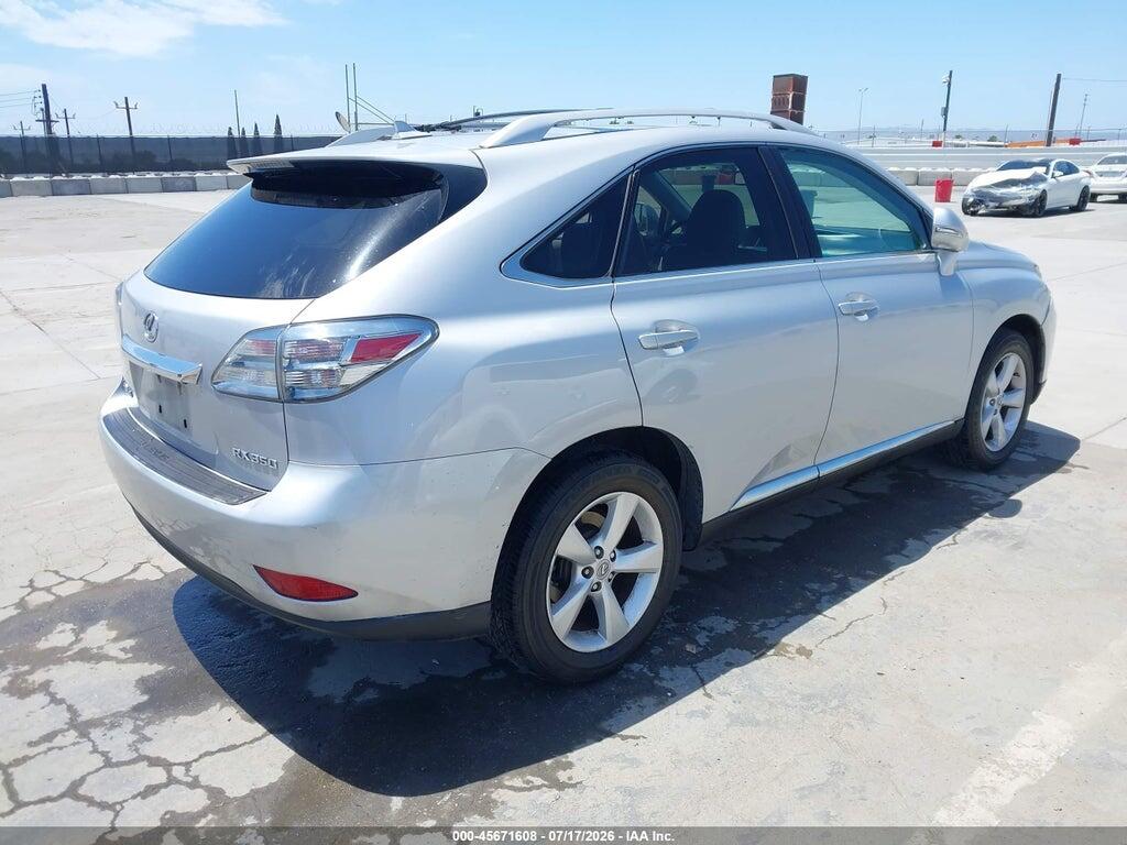 2T2BK1BA5AC080056 2010 LEXUS RX 350 photo no. 4