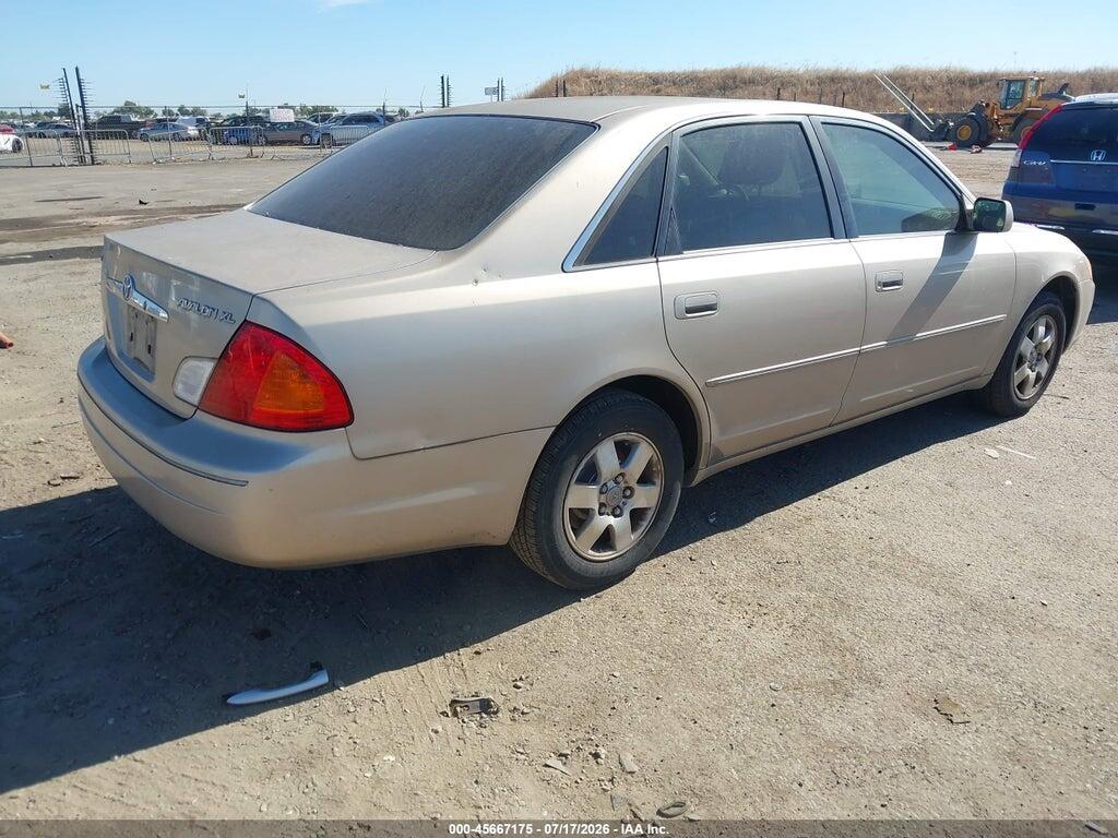 4T1BF28B52U242220 2002 TOYOTA AVALON photo no. 4
