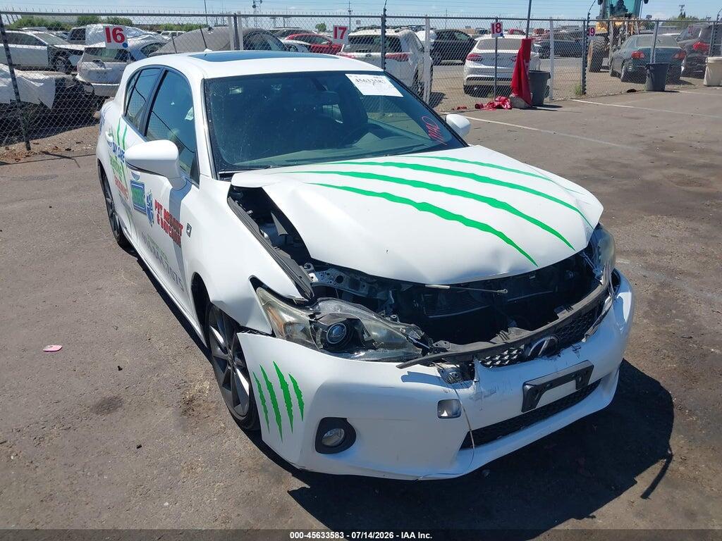 JTHKD5BH5C2092842 2012 LEXUS CT 200H photo no. 1