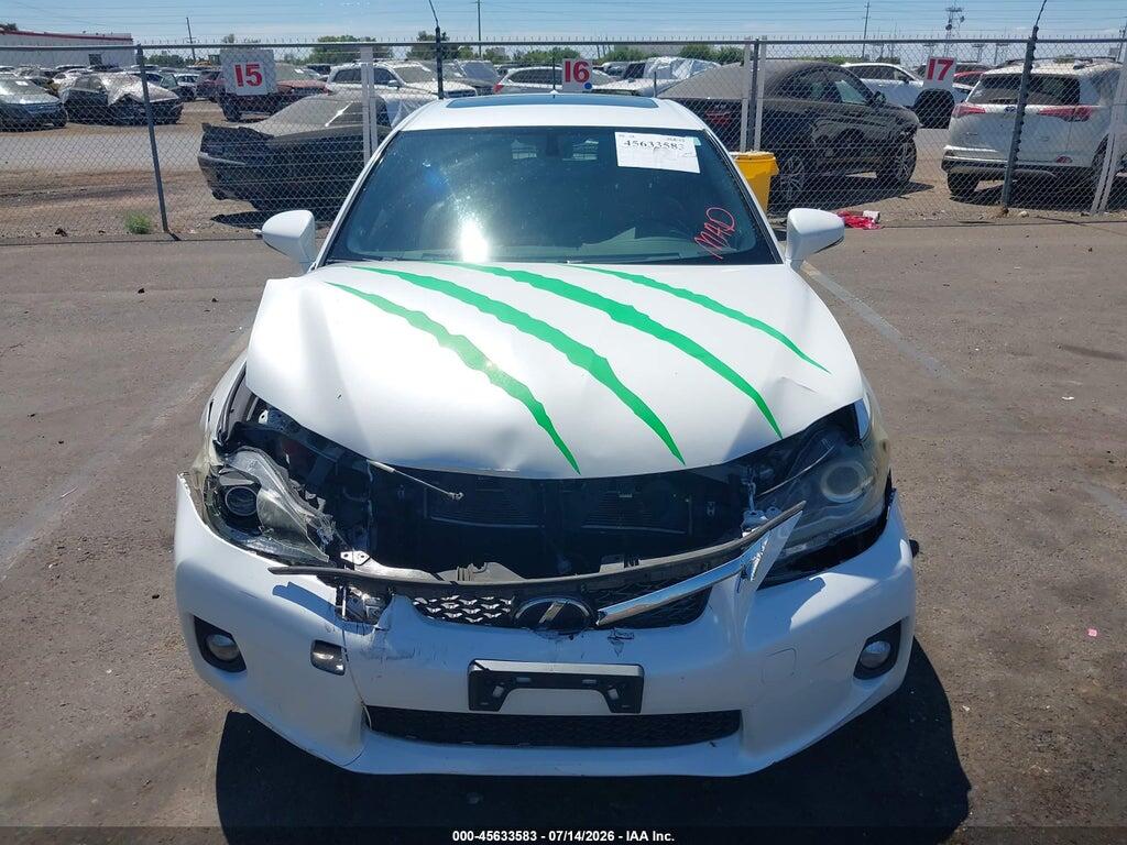 JTHKD5BH5C2092842 2012 LEXUS CT 200H photo no. 12