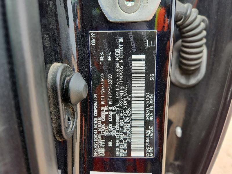 JTEZU5JR4L5214286 2020 TOYOTA 4RUNNER photo no. 12