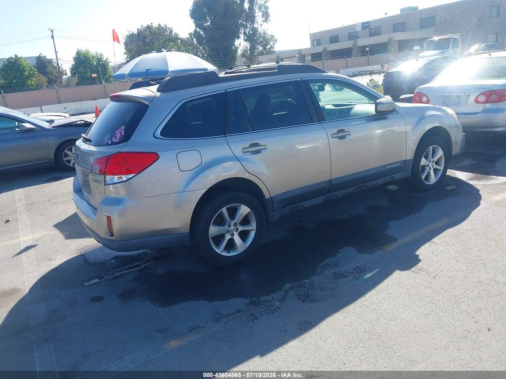 4S4BRBLC6E3327035 2014 SUBARU OUTBACK photo no. 4