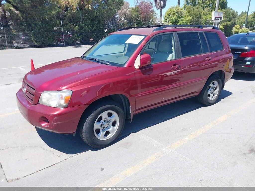 JTEDD21AX60139324 2006 TOYOTA HIGHLANDER photo no. 2
