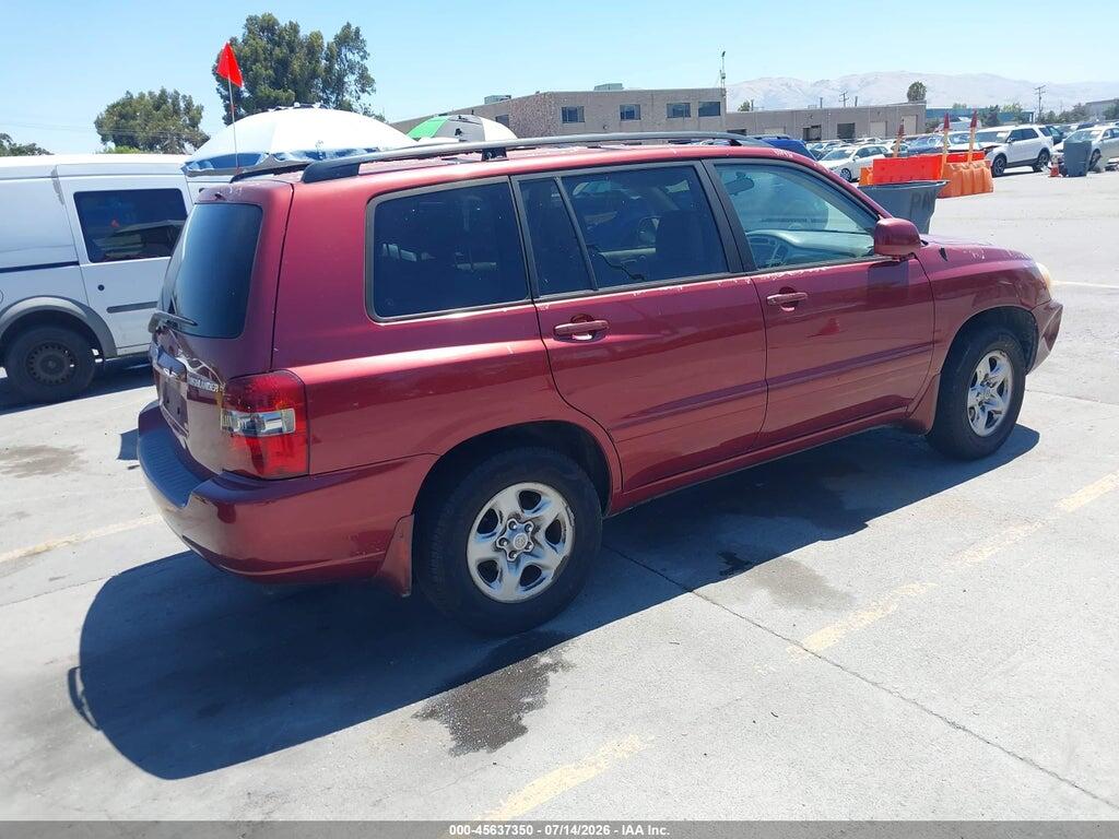 JTEDD21AX60139324 2006 TOYOTA HIGHLANDER photo no. 4