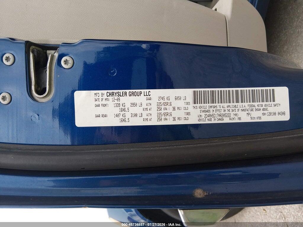 2D4RN5D17AR205222 2010 DODGE GRAND CARAVAN photo no. 9