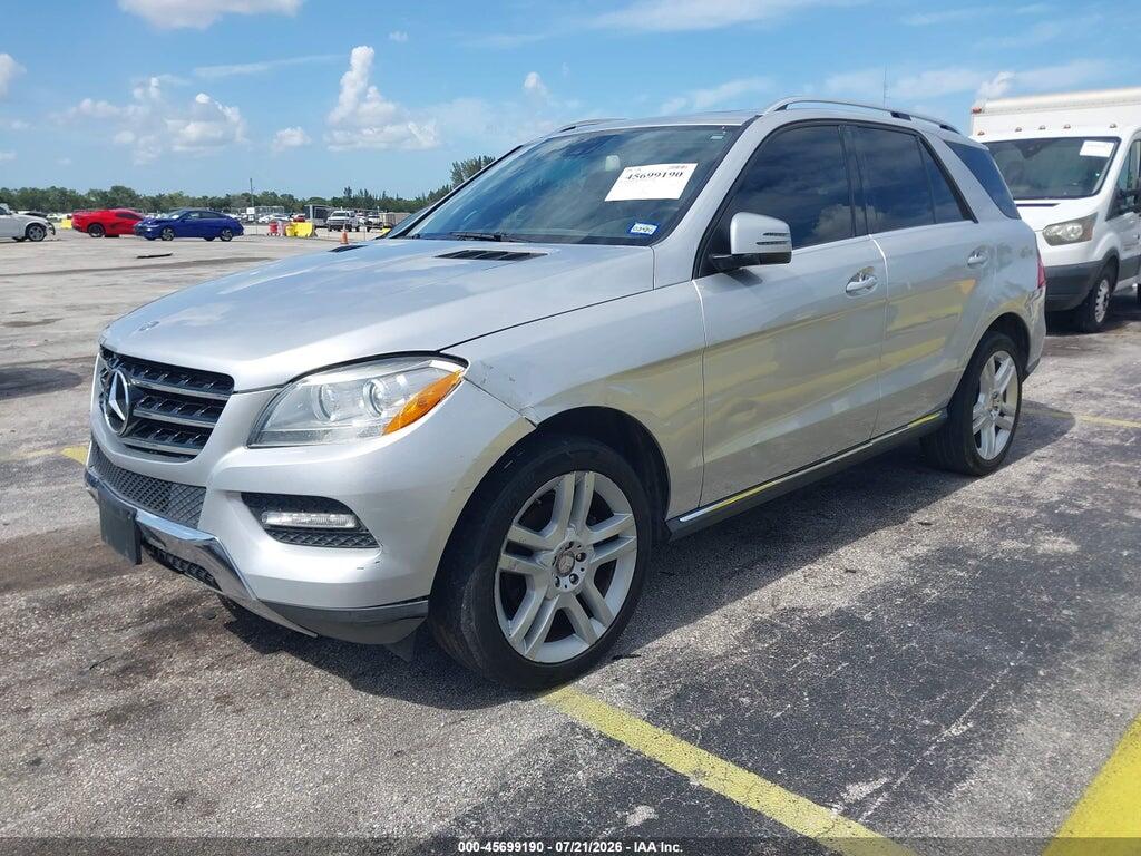 4JGDA5JB5EA298439 2014 MERCEDES-BENZ ML 350 photo no. 2