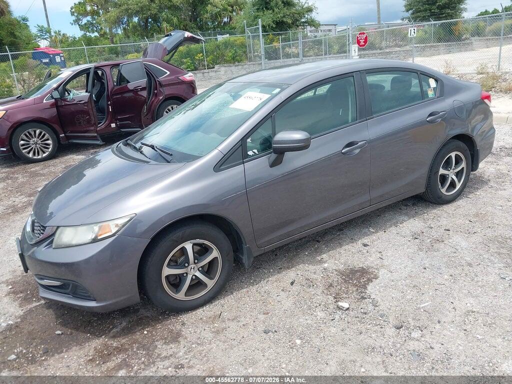 19XFB2F75FE010785 2015 HONDA CIVIC photo no. 2