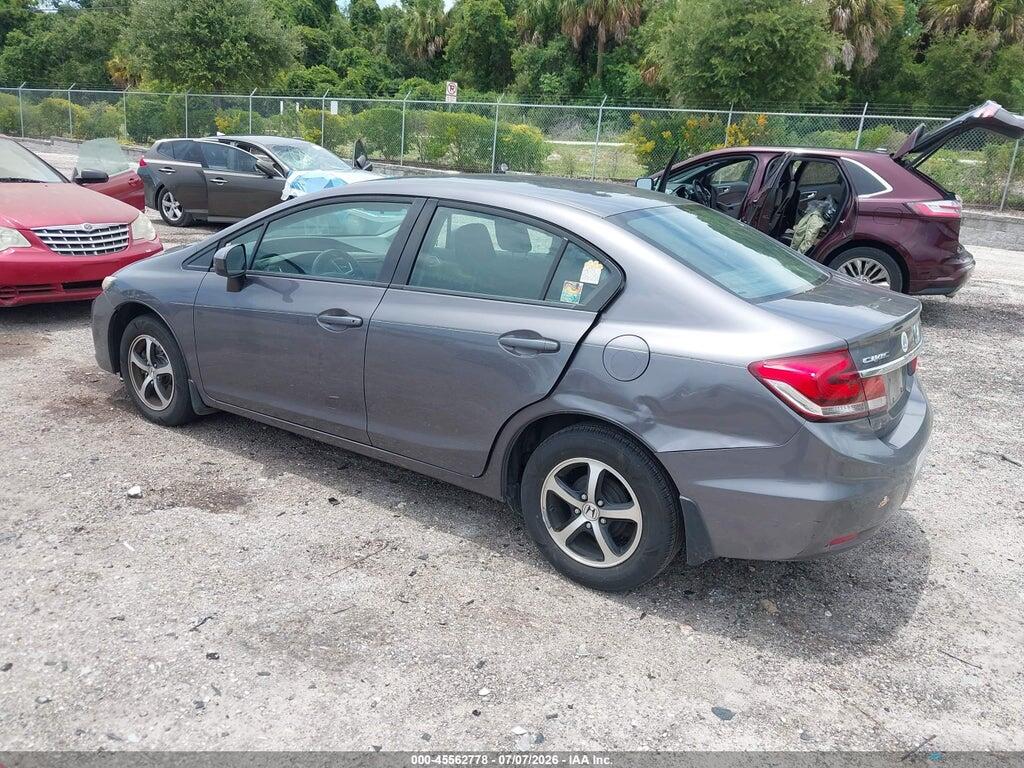 19XFB2F75FE010785 2015 HONDA CIVIC photo no. 3