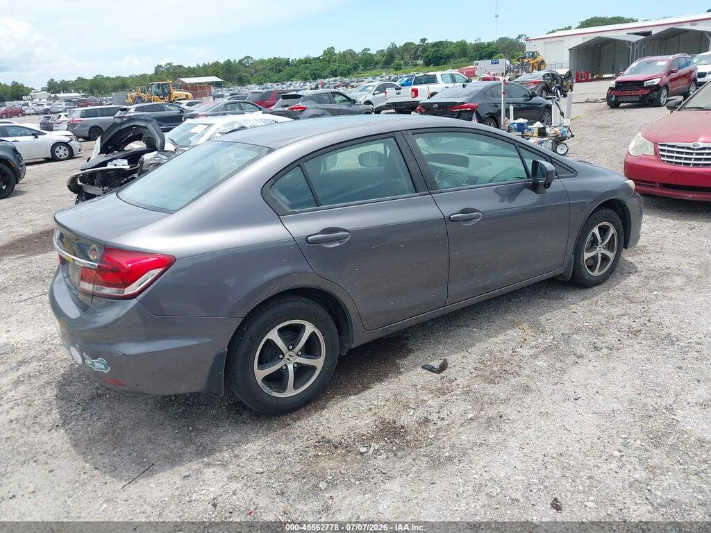 19XFB2F75FE010785 2015 HONDA CIVIC photo no. 4