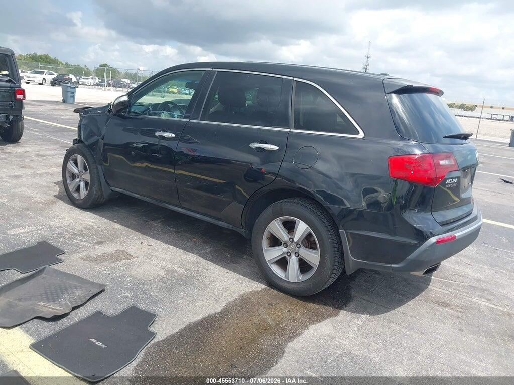 2HNYD2H3XCH504065 2012 ACURA MDX photo no. 3