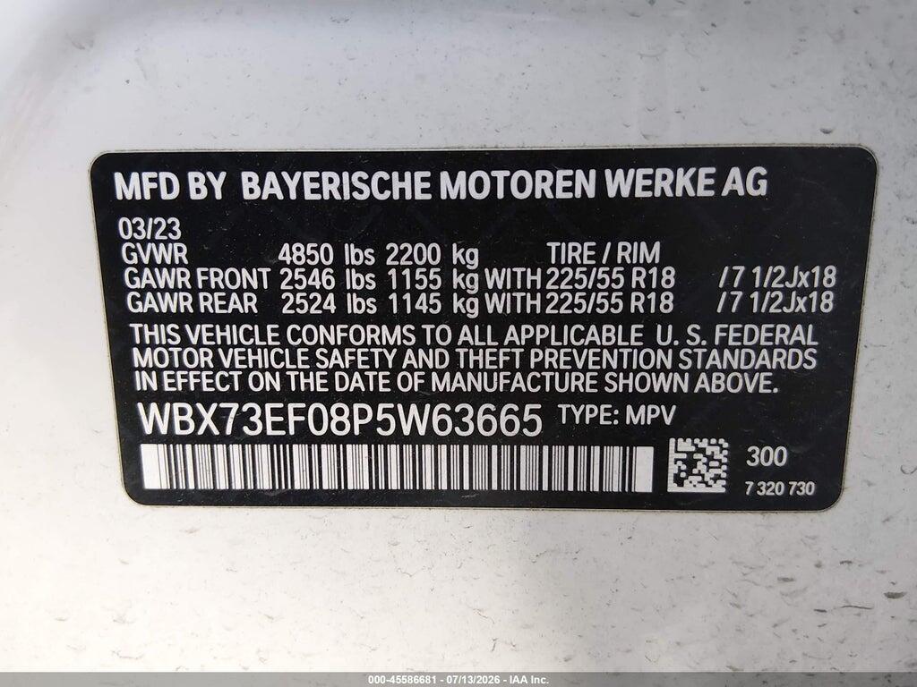 WBX73EF08P5W63665 2023 BMW X1 photo no. 9