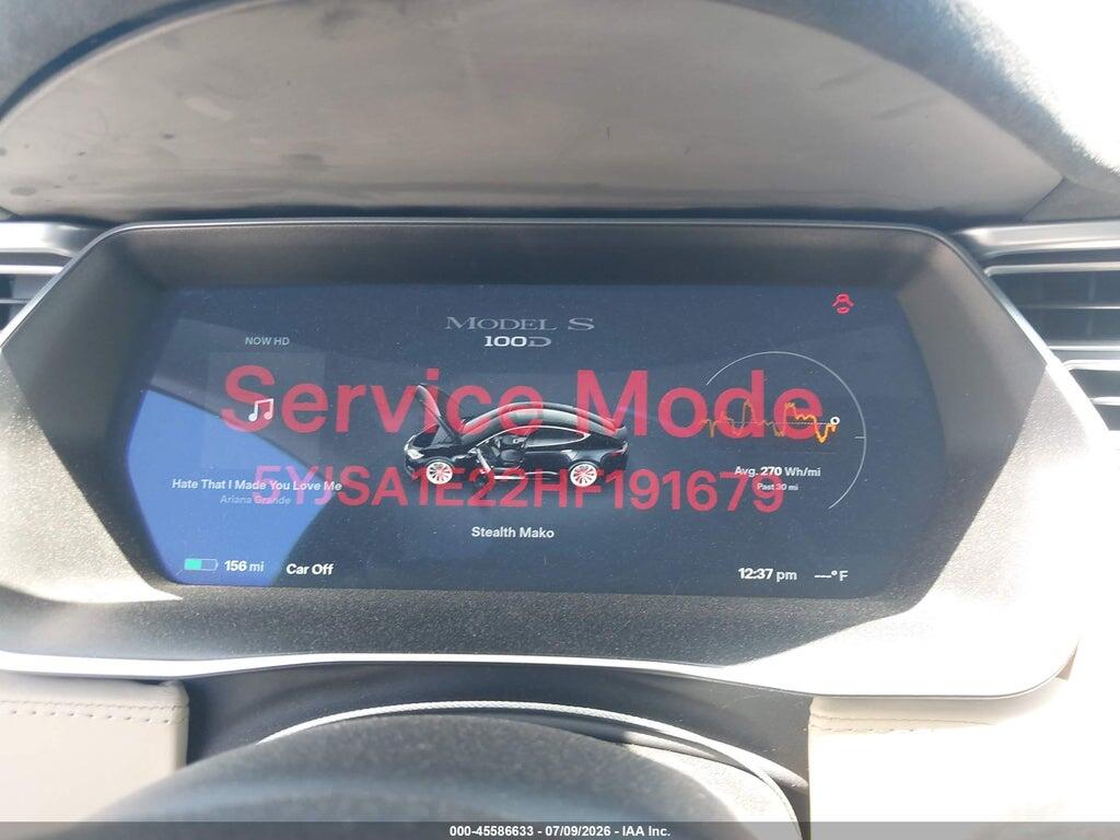 5YJSA1E22HF191679 2017 TESLA MODEL S photo no. 7