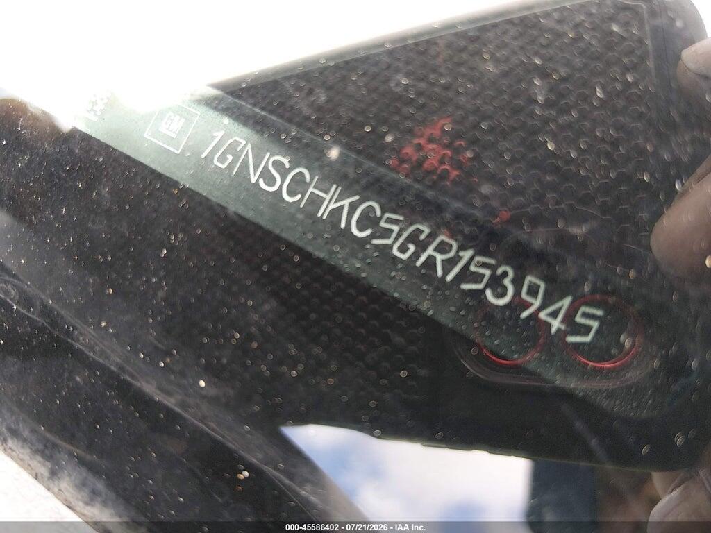 1GNSCHKC5GR153945 2016 CHEVROLET SUBURBAN photo no. 9