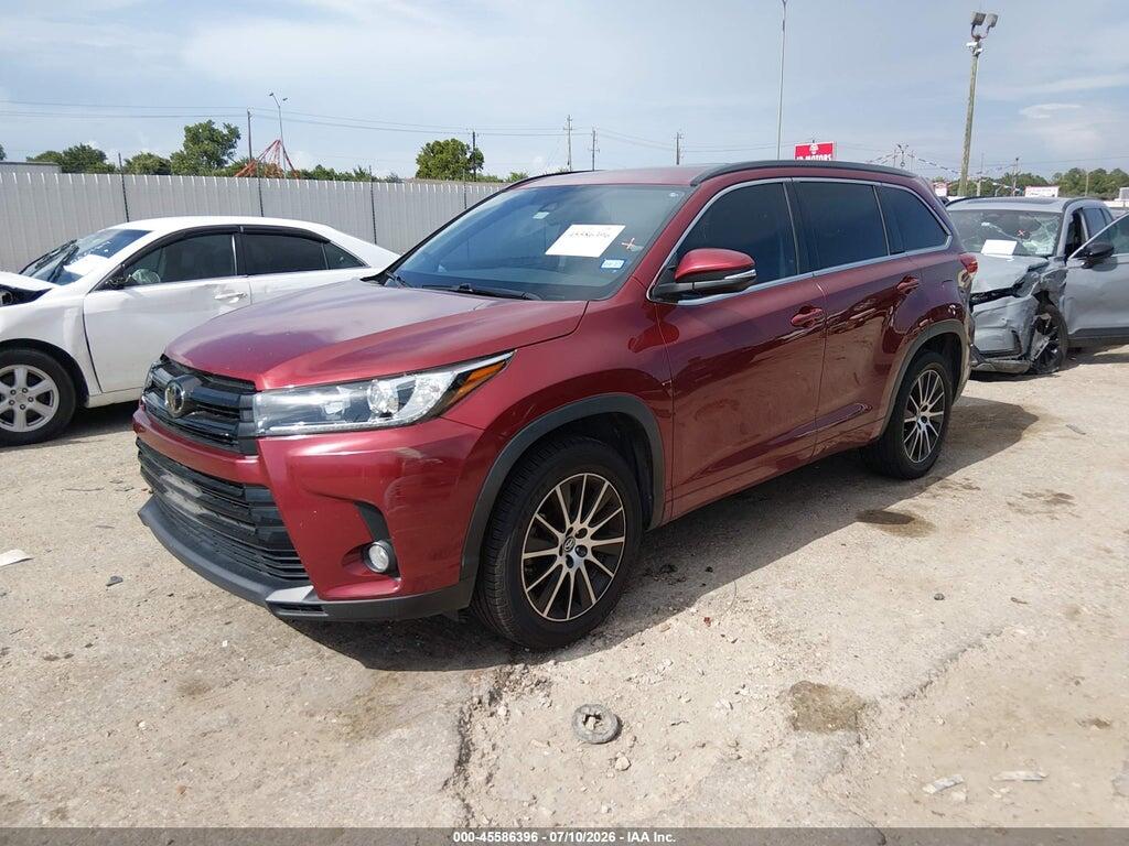 5TDKZRFH4JS533919 2018 TOYOTA HIGHLANDER photo no. 2