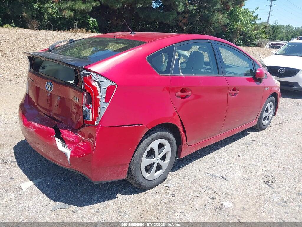 JTDKN3DU9D5575571 2013 TOYOTA PRIUS photo no. 4