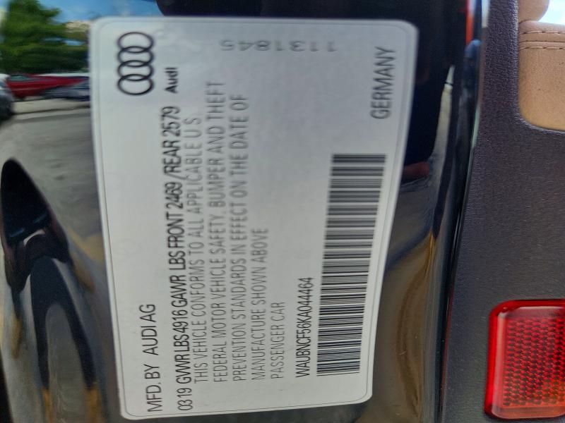 WAUBNCF56KA044464 2019 AUDI A5 photo no. 12